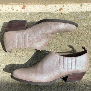 Nine West slide on ankle booties